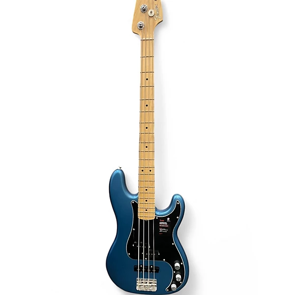 Fender Used Fender AMERICAN PERFORMER PRESICIAN BASS Lake Placid Blue Electric Bass Guitar.gc