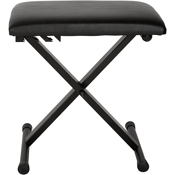 Padded Piano Bench Black