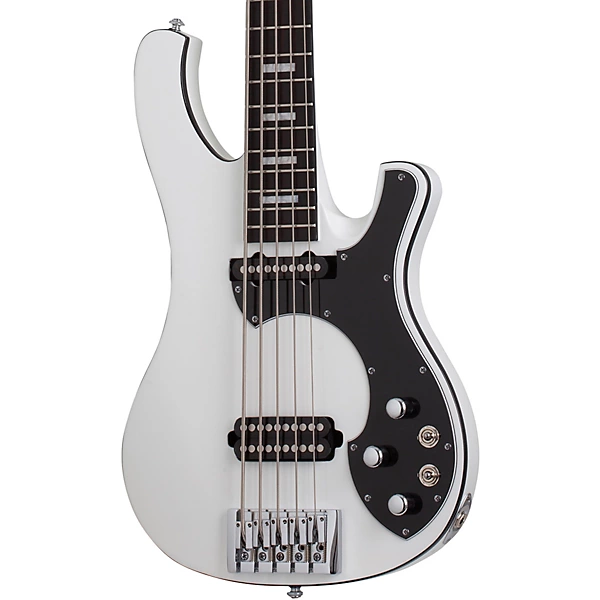 Schecter Guitar Research Stargazer 5 Electric Bass Guitar Gloss White