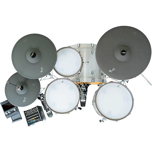 EF NOTE PRO 700 Standard Electronic Drum Kit White Sparkle