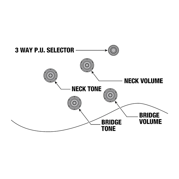Artcore AS73G Semi Hollow Electric Guitar Moonstone Silver Flat
