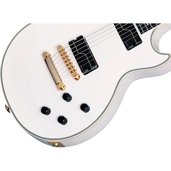 Matt Heafy Origins Les Paul Custom 7 String Electric Guitar Bone White