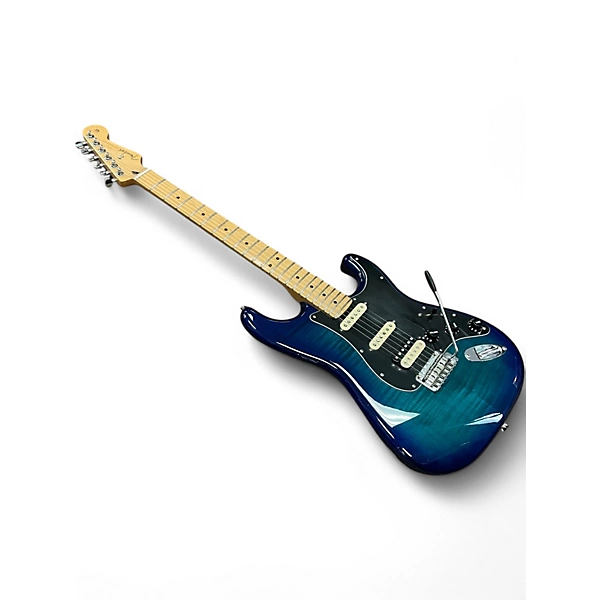 Used Fender Limited Edition Player Stratocaster Blue Burst Solid Body Electric Guitar