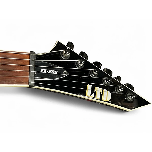 Used ESP Ex 200 Black Solid Body Electric Guitar