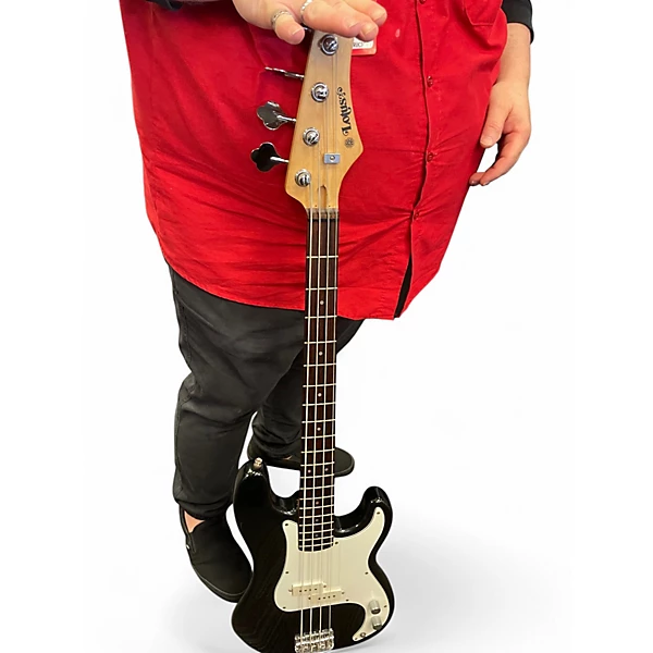 Used Lotus P Style Black Electric Bass Guitar