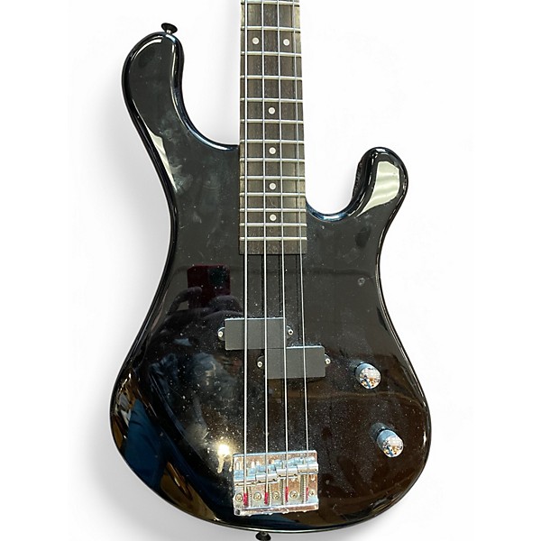 Used Dean Edge 09 4 String Black Electric Bass Guitar