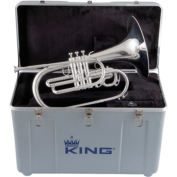 KMH611 Ultimate Series F Marching French Horn Silver plated