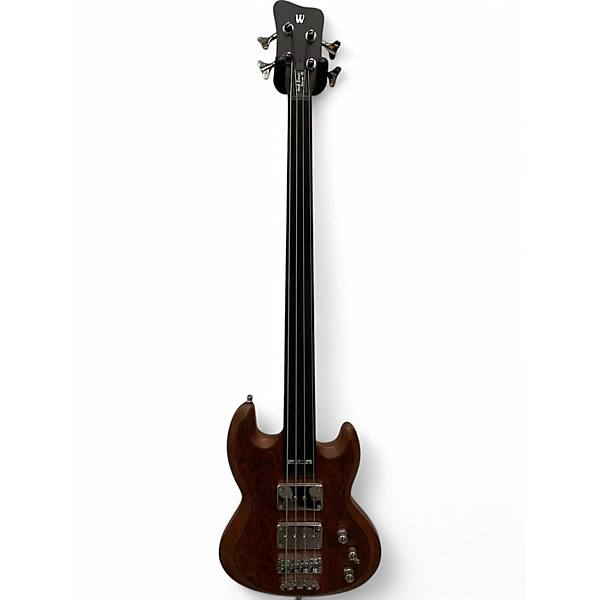 Warwick Used Warwick Fretless Jack Bruce Signature Cream Reunion natural mahogany Electric Bass Guitar.gc