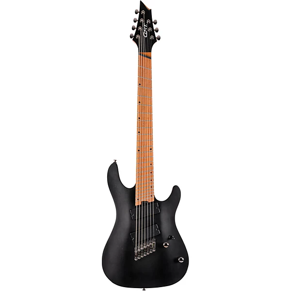 KX307MSOP KX Series Multi Scale 7 String Electric Guitar Open Pore Black