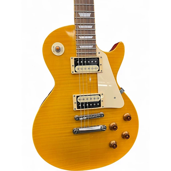 Used Edwards E LP 98 LTS Lemonburst Solid Body Electric Guitar