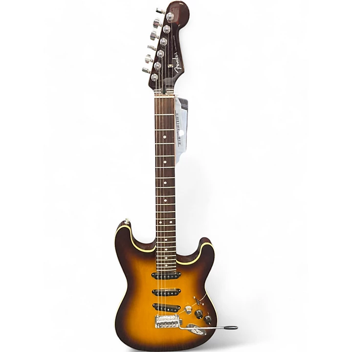 Used 2023 Fender AERODYNE STRATOCASTER CHOCOLATE BURST Solid Body Electric Guitar