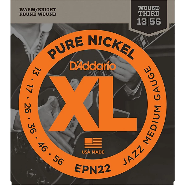EPN22 Pure Nickel Jazz Medium Electric Guitar Strings