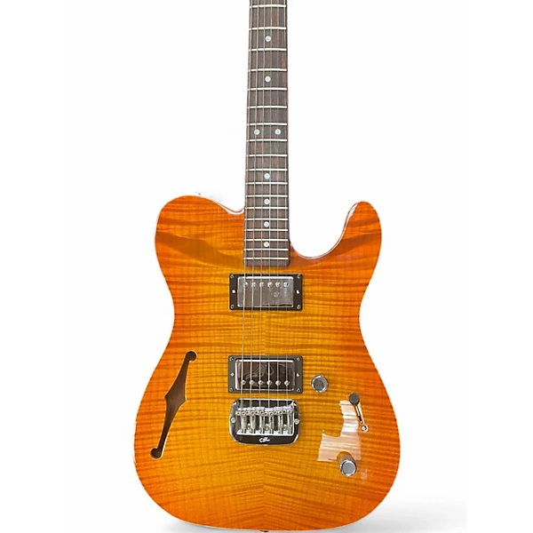 GL Used GL ASAT Deluxe Honey Burst Solid Body Electric Guitar.gc