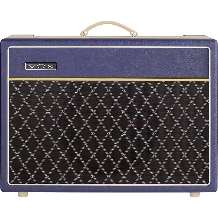 VOX AC15 Custom 15W 1x12 Limited Edition Tube Guitar Combo Amp Blue/Cream