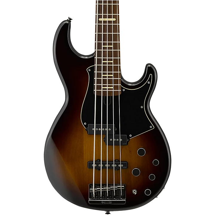 BB735A 5 String Electric Bass Dark Brown Sunburst