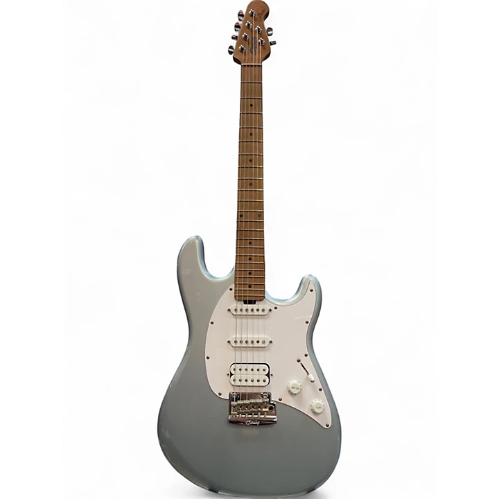 Used Sterling by Music Man Cutlass HSS Firemist Silver Solid Body Electric Guitar