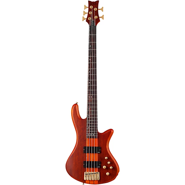 Schecter Guitar Research Stiletto Studio 5 Bass Level 2 Satin Honey