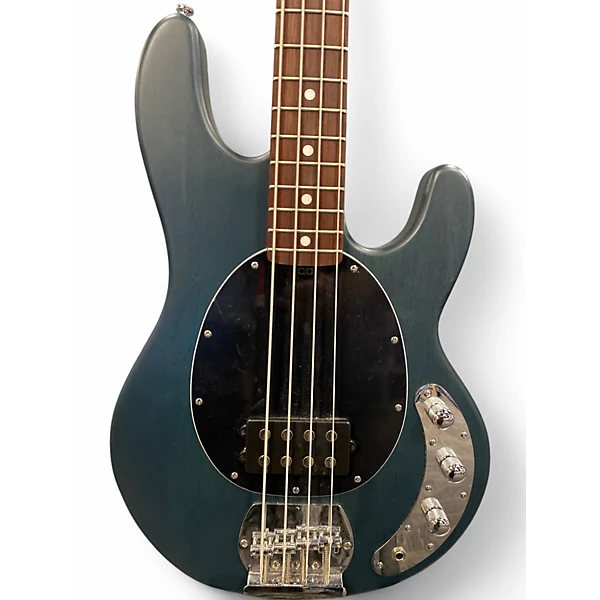 Sterling by Music Man Used Sterling by Music Man Ray4 Blue Electric Bass Guitar