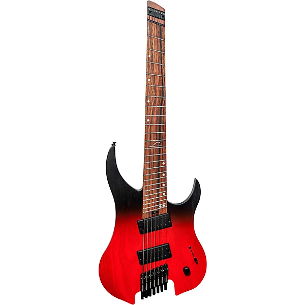 Ghost 7 String Multi Scale Performance Series Electric Guitar Crimson