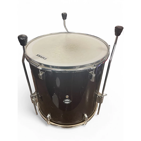 Used Ludwig 5 Piece Accent Wine Red Drum Kit