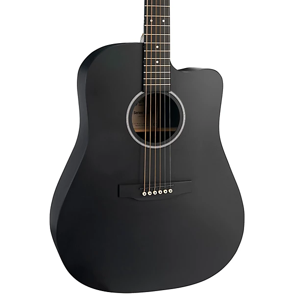 DC X1E Special X Series HPL Dreadnought Acoustic Electric Guitar Black