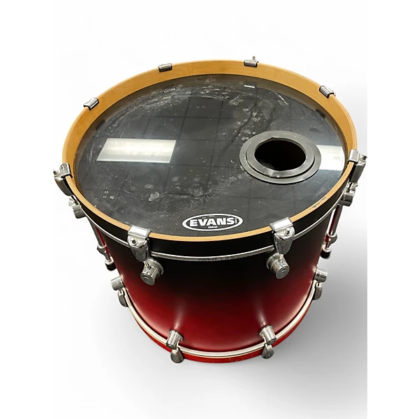 PDP by DW Used PDP by DW 5 Piece FS Series Red to Black Fade Drum Kit.gc