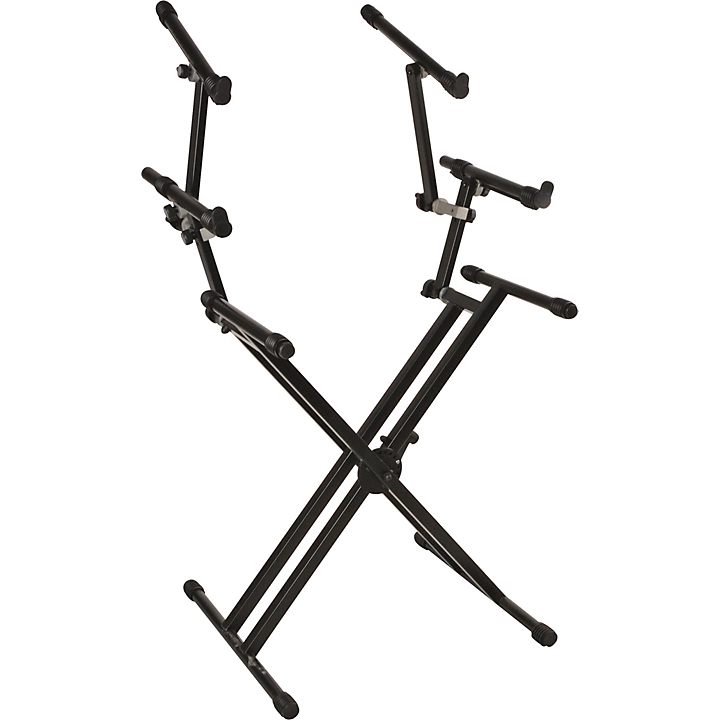 QL 723 Double Braced 3 Tier Keyboard Stand