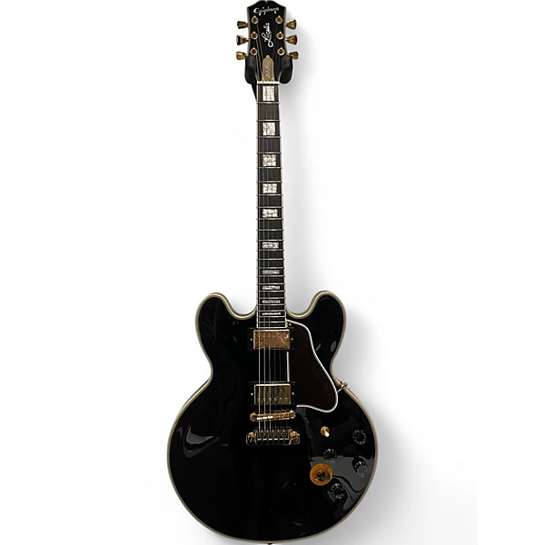 Used Epiphone BB King Lucille Black Hollow Body Electric Guitar