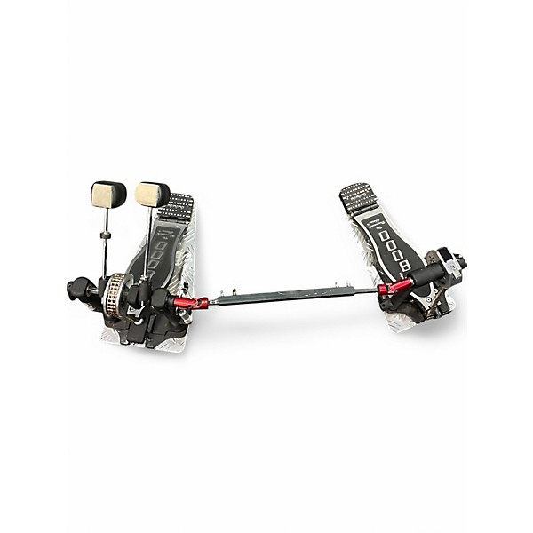 DW Used DW 8000 Series Double Kick Pedal Double Bass Drum Pedal.gc