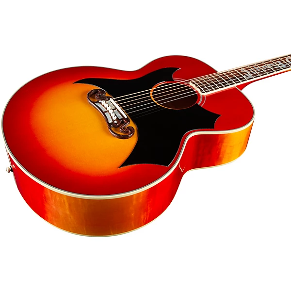 Johnny Cash SJ 200 Signature Limited Edition Acoustic Electric Guitar Vintage Cherry Sunburst