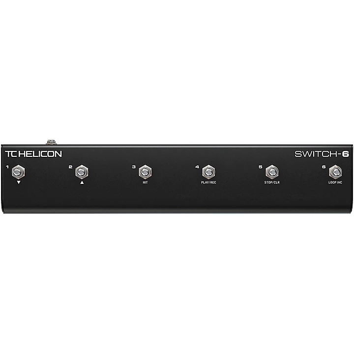 TC Helicon SWITCH 6 6 Button Footswitch Black