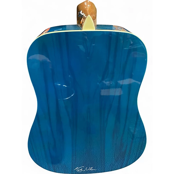 Used Keith Urban American Vintage Limited Edition Blue Acoustic Guitar