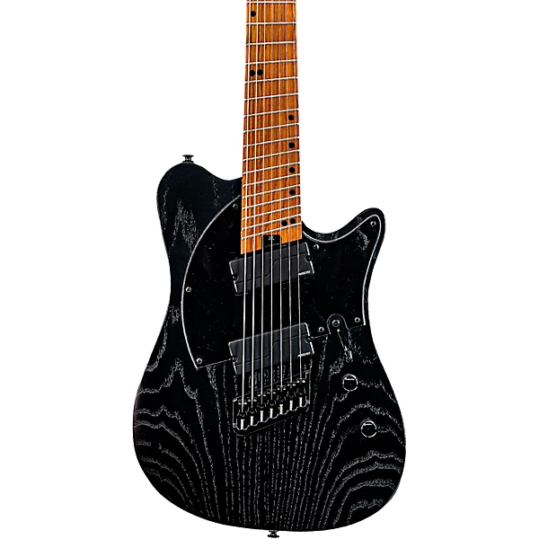 Opus Tradition 7 String Multi Scale Electric Guitar Stealth Black