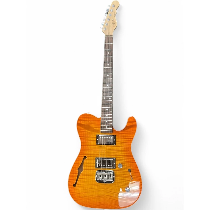 GL Used GL ASAT Deluxe Honey Burst Solid Body Electric Guitar.gc