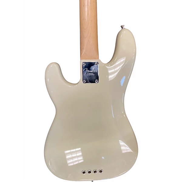 Fender Used 2019 Fender American Professional Precision Bass White Electric Bass Guitar.gc