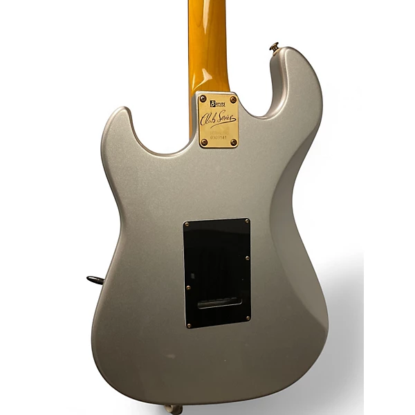 Used Burns london club series Silver Solid Body Electric Guitar