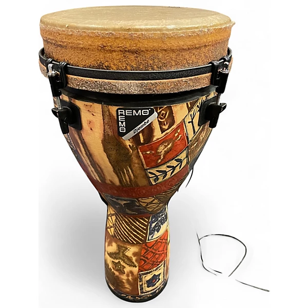 Remo Used Remo 10 FiberSkyn Djembe.gc