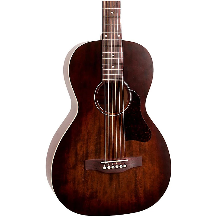 Art & Lutherie Roadhouse Parlor Acoustic Electric Guitar Bourbon Burst