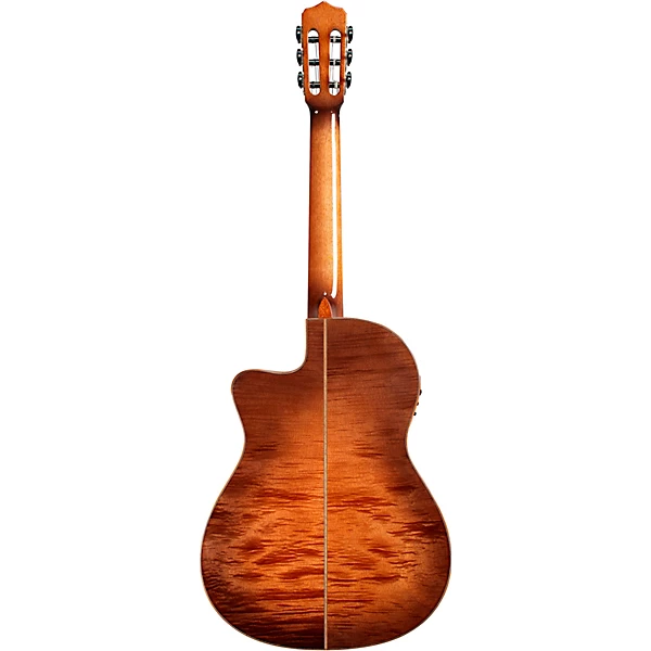 Cordoba Fusion 12 Exotic Top Nylon String Classical Acoustic Electric Guitar Cinnamon Burst