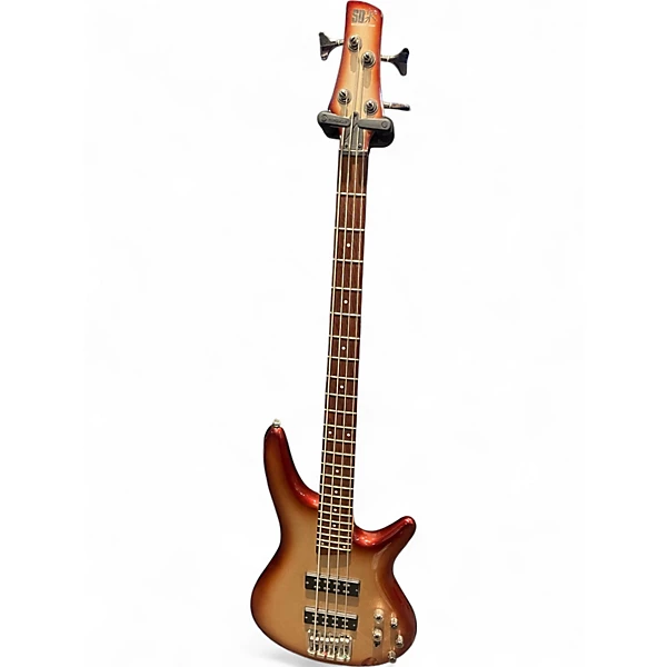 Used Ibanez SR300E Brown Sunburst Electric Bass Guitar