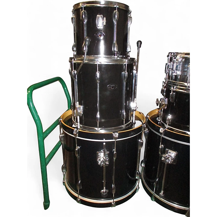 Vintage 1990s TAMA 6 Piece Rockstar Black Drum Kit