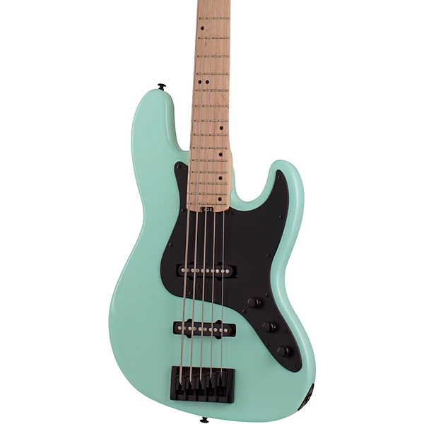 J 5 Maple Fingerboard 5 String Bass Sea Foam Green