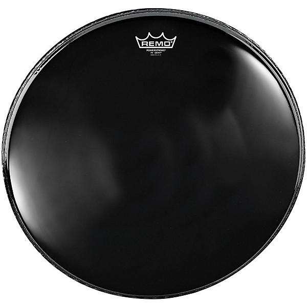 Powerstroke 4 Ebony Batter Bass Drum Head with Impact Patch