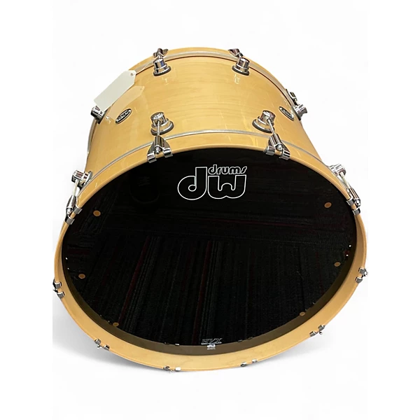 DW Used DW 24in Performance Series bass hvx Natural Drum.gc