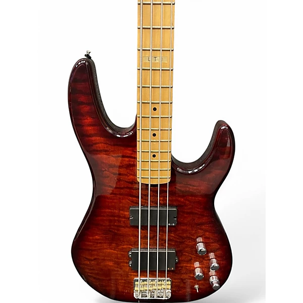 Used ESP LTD Surveyor 4 Dark Sunburst Electric Bass Guitar