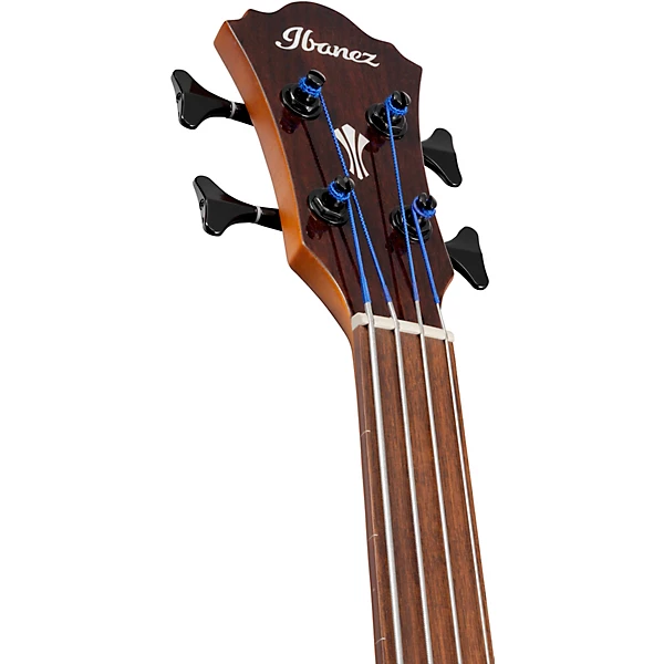 AEGB24FE Fretless Auditorium Acoustic Electric Bass Guitar Mahogany Sunburst