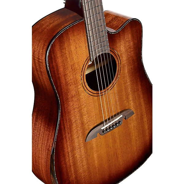 Alvarez MD66CE Custom Dreadnought Acoustic Electric Guitar Shadow Burst