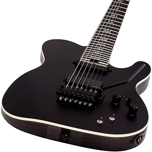 Schecter Guitar Research PT 7 FR S SLS Elite Evil Twin Electric Guitar Satin Black