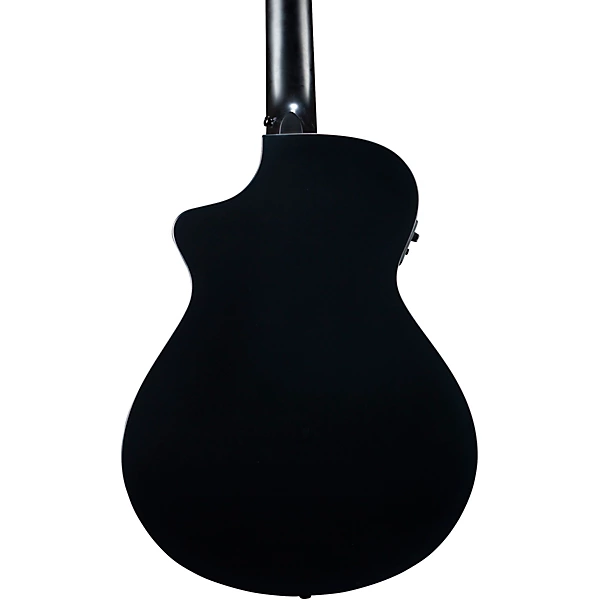 Discovery Red Cedar Mahogany Nylon String Concert Acoustic Electric Guitar Satin Black