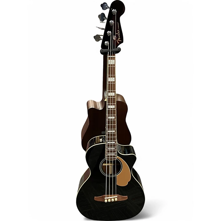 Fender Used Fender Kingman Acoustic Electric Bass BLACK Acoustic Bass Guitar
